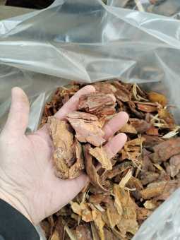 Кора сосны мульча (фракция 2-5см) 60л